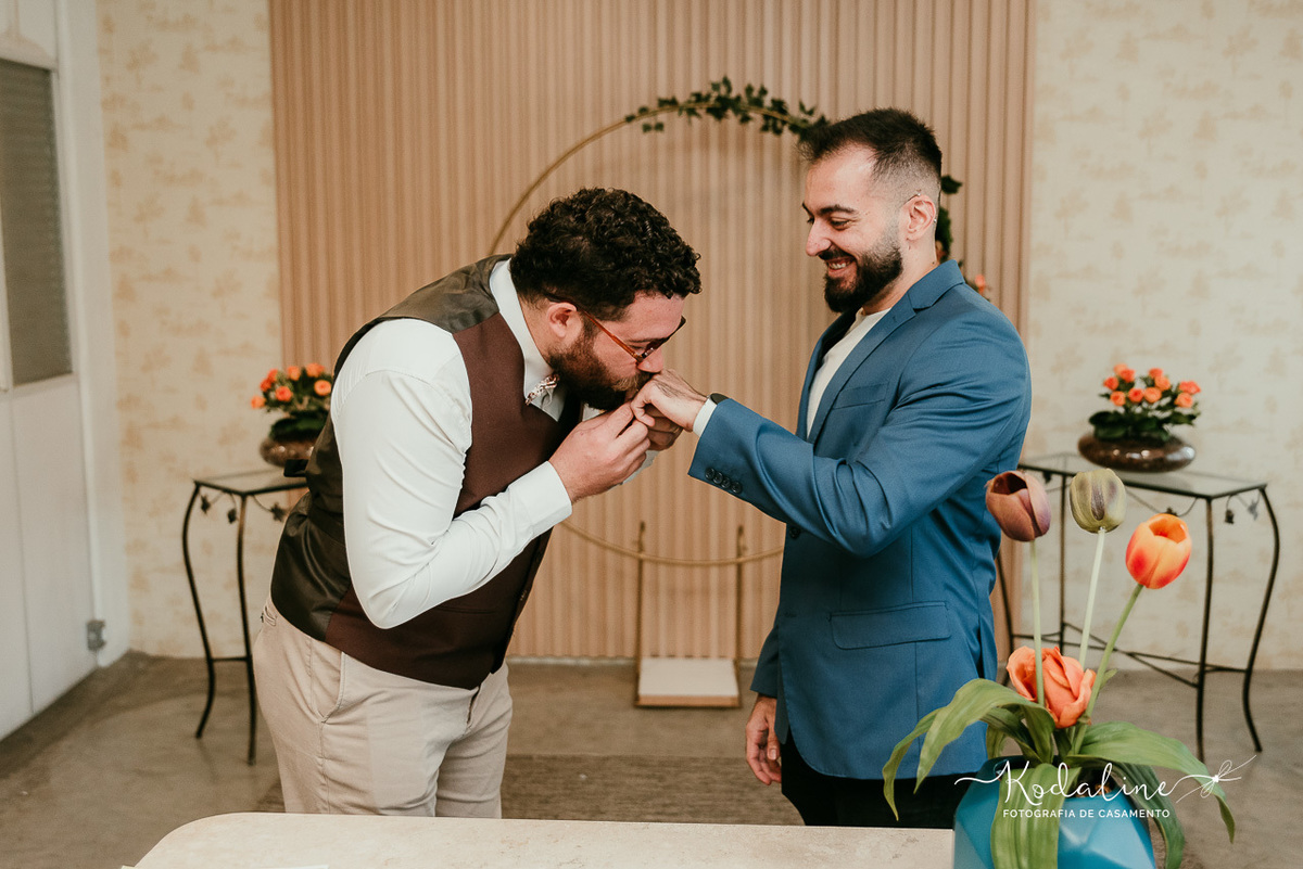 casamento civil intimista e cheio de significado