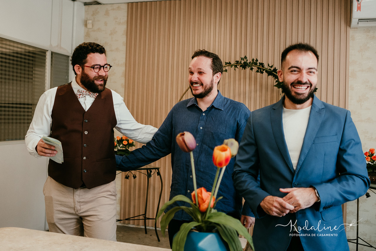 amor em forma de gesto no casamento civil