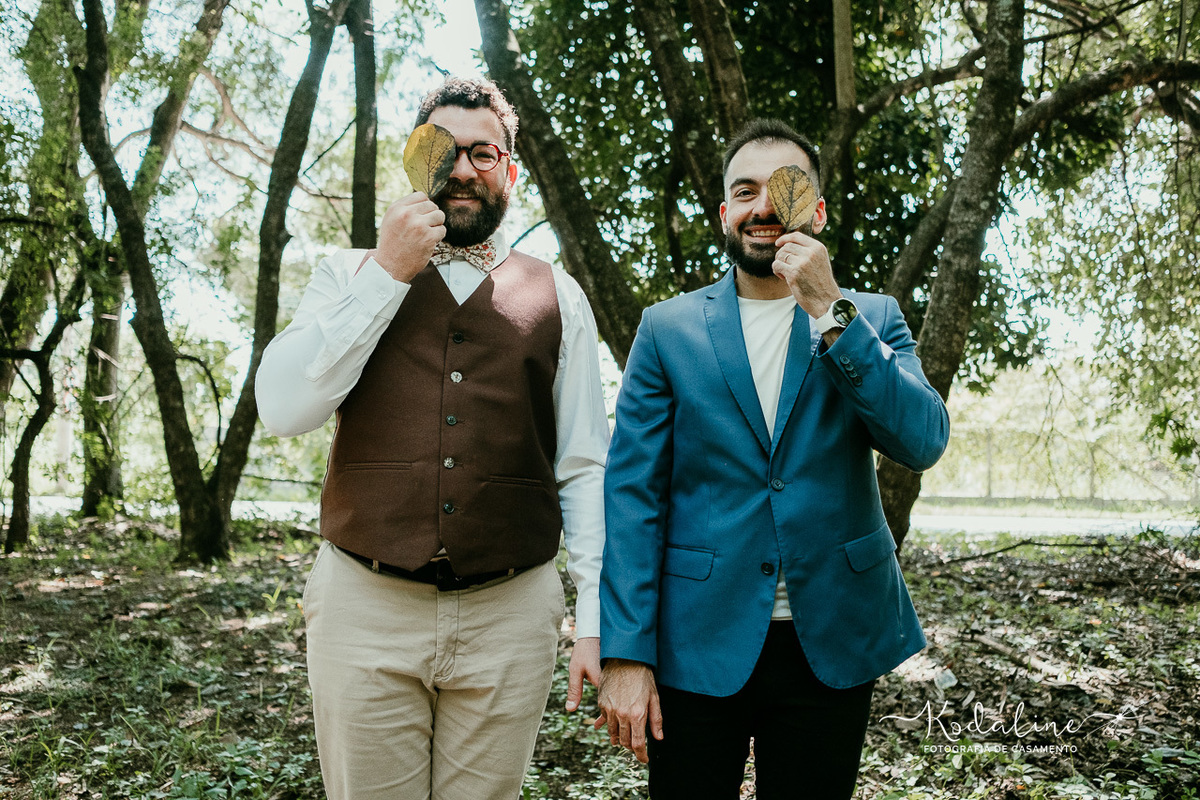 momento de carinho em meio à natureza