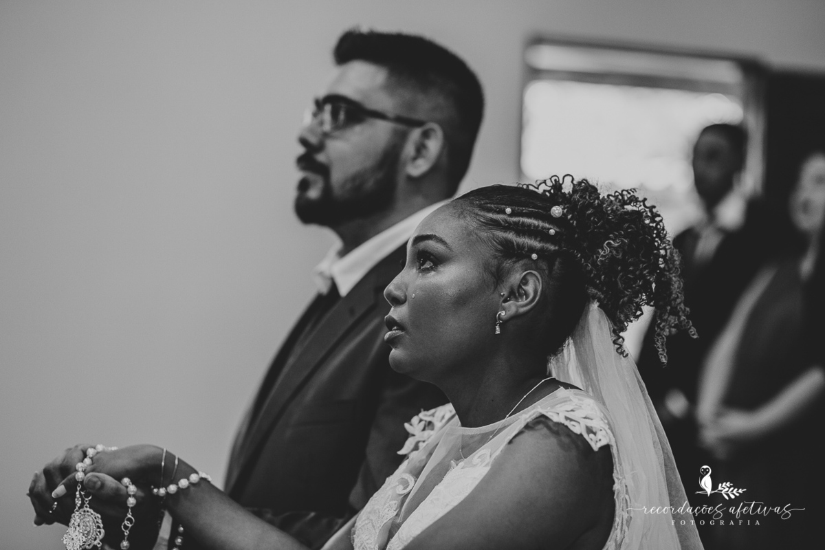 Cada detalhe desse casamento contou uma história de amor verdadeiro.
