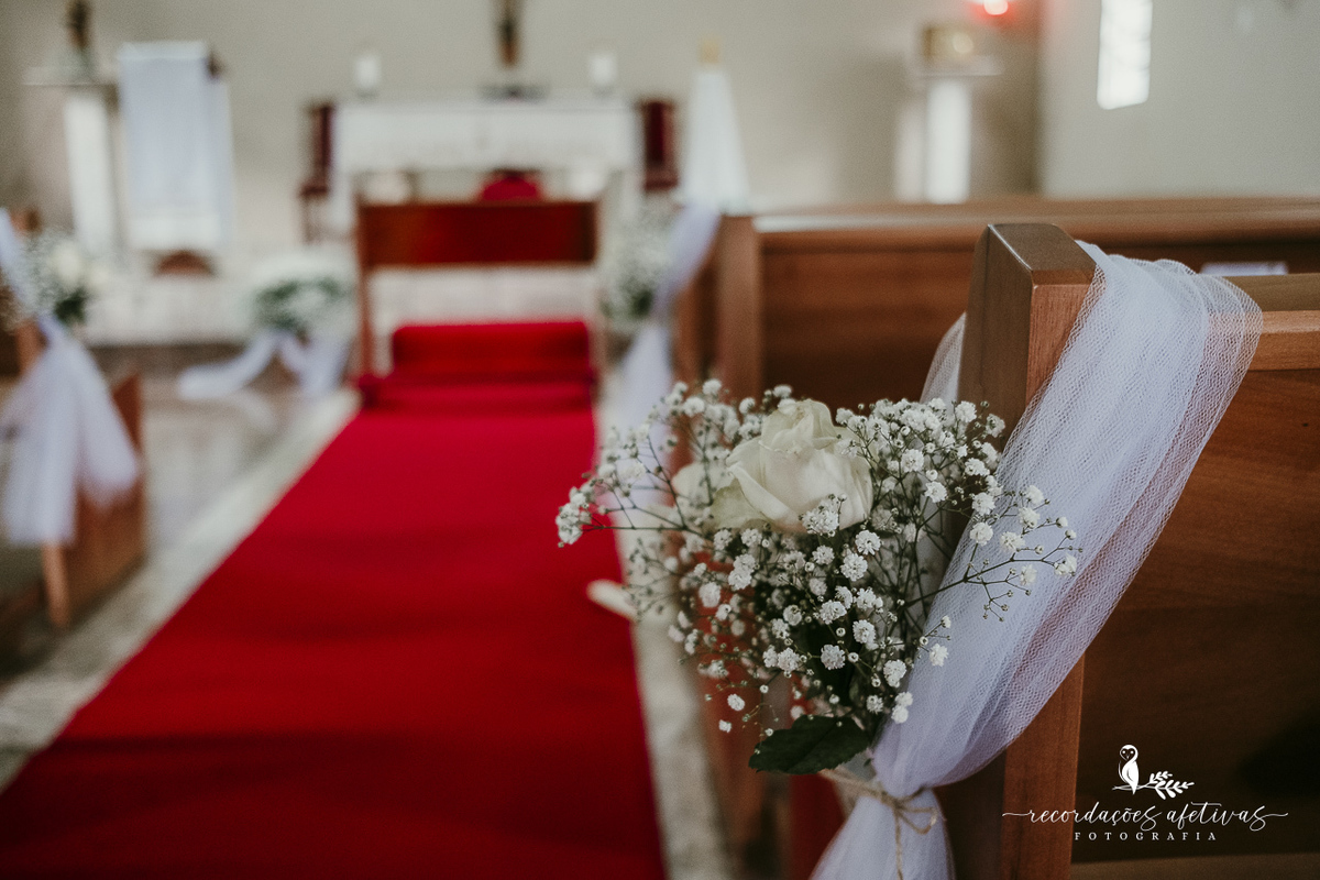 Os detalhes da decoração deixaram a Igreja Santo Antonio ainda mais acolhedora.