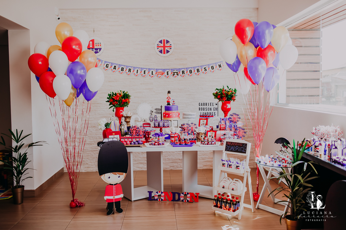 Aniversário Infantil com Tema Londres em São Paulo