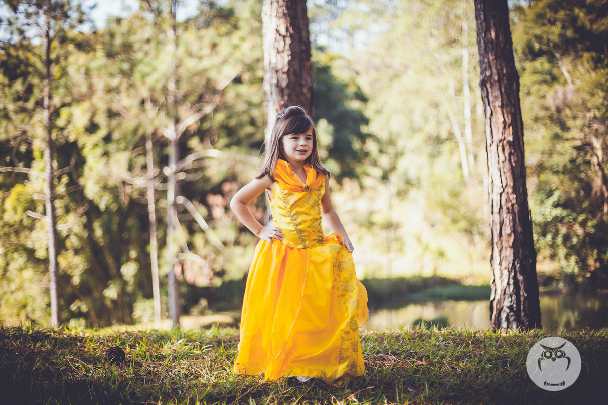 Ensaio Infantil com Tema A Bela e a Fera Disney