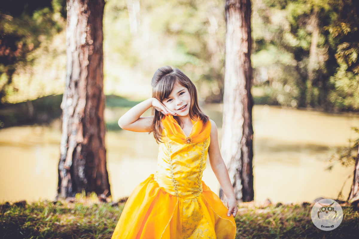 Ensaio Infantil com Tema A Bela e a Fera Disney