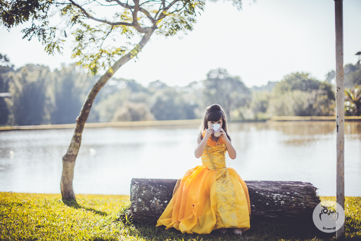 Ensaio Infantil com Tema A Bela e a Fera Disney