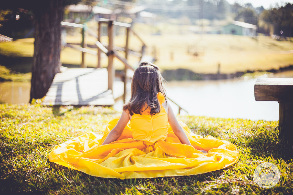 Ensaio Infantil com Tema A Bela e a Fera Disney