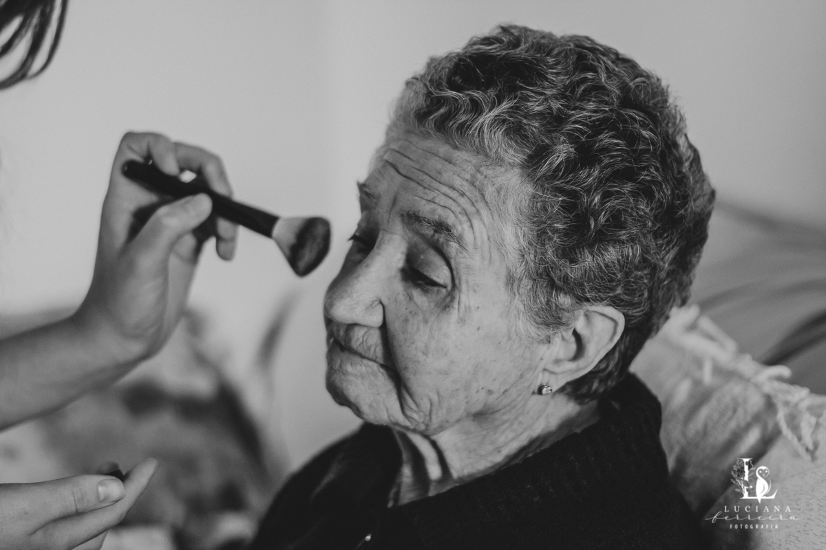 Maquiagem em senhora