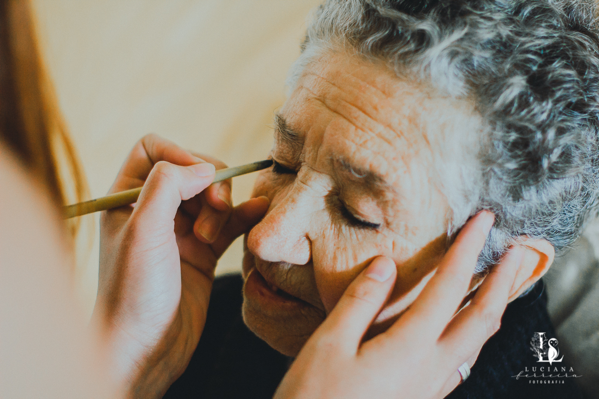 Maquiagem em senhora