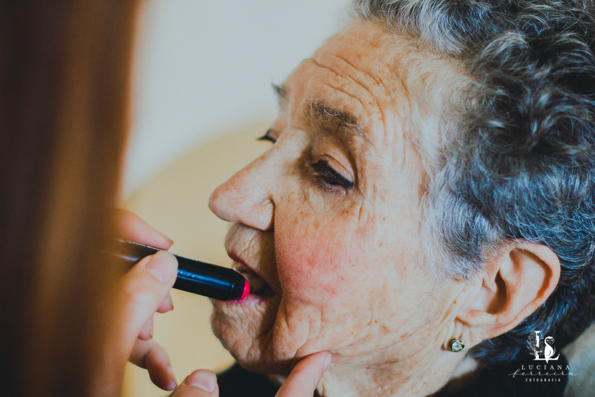 Maquiagem em senhora