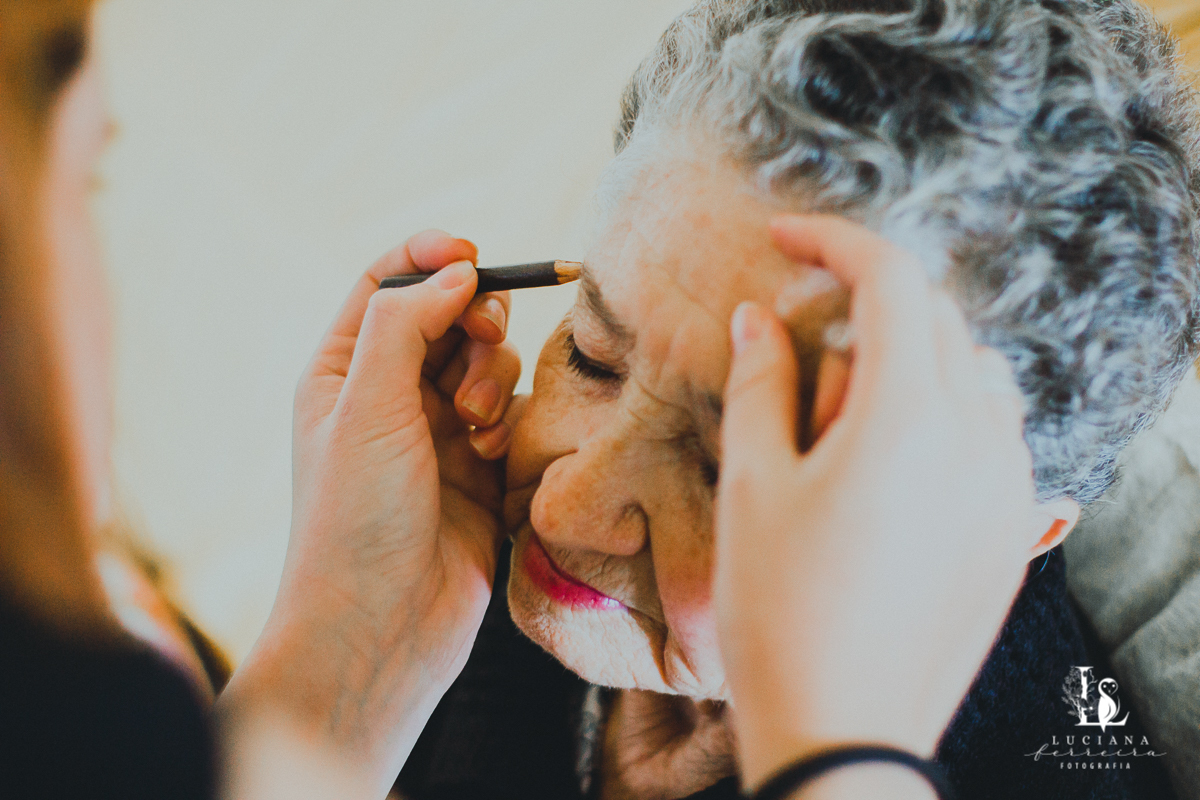 Maquiagem em senhora