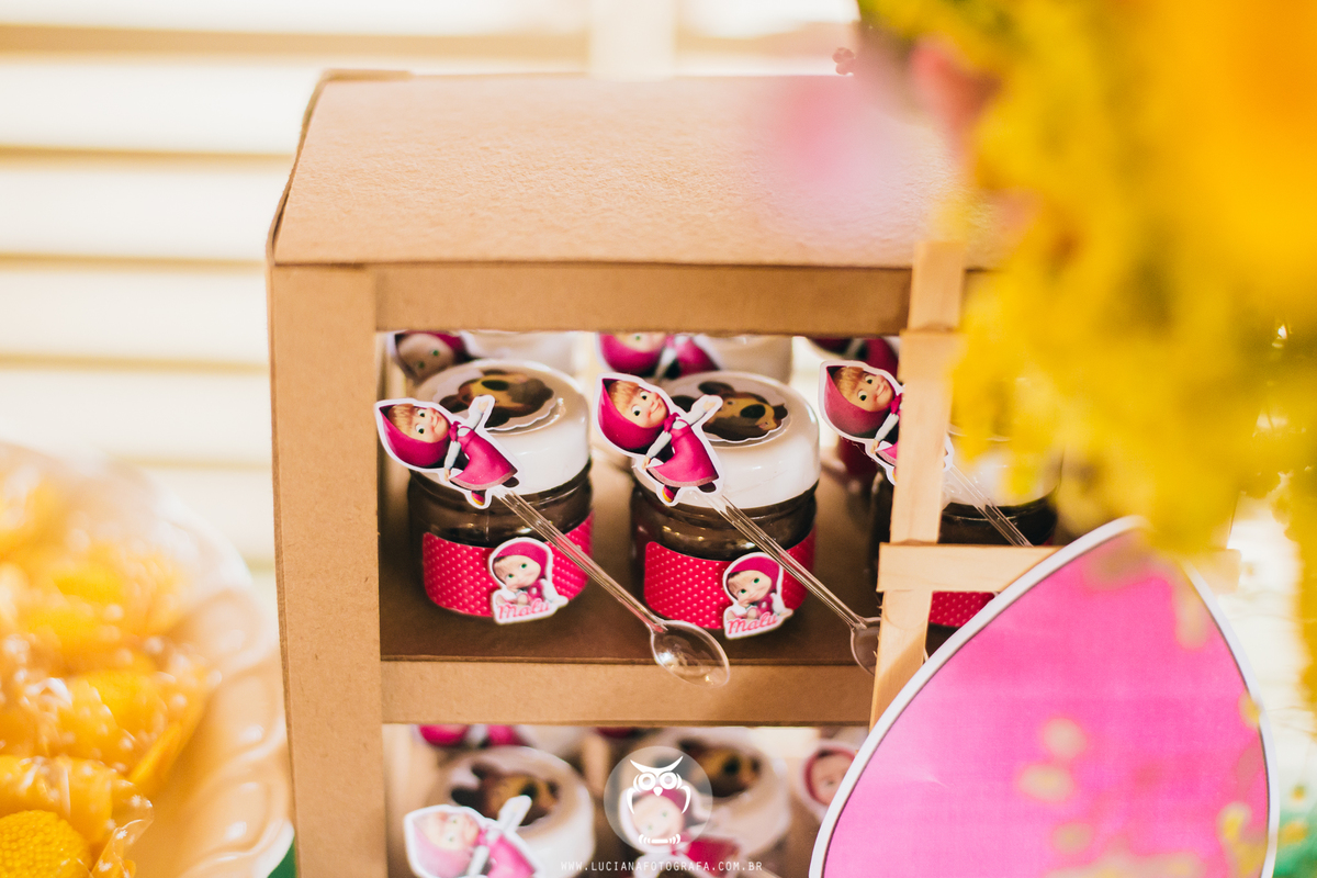 Aniversário de meninas com tema Masha e o Urso