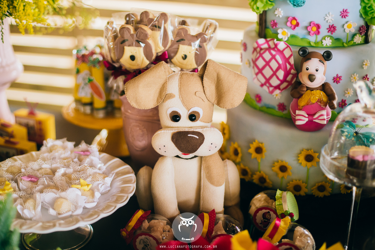 Aniversário de meninas com tema Masha e o Urso