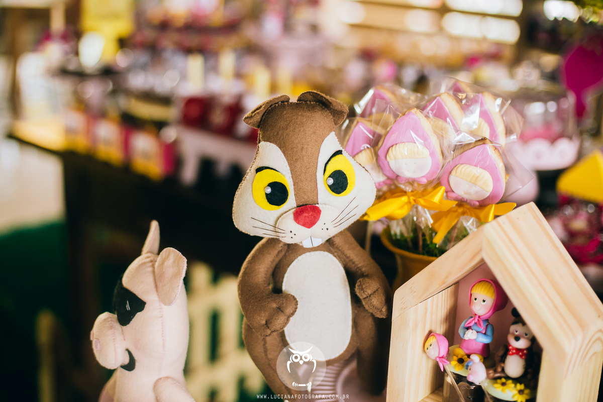 Aniversário de meninas com tema Masha e o Urso