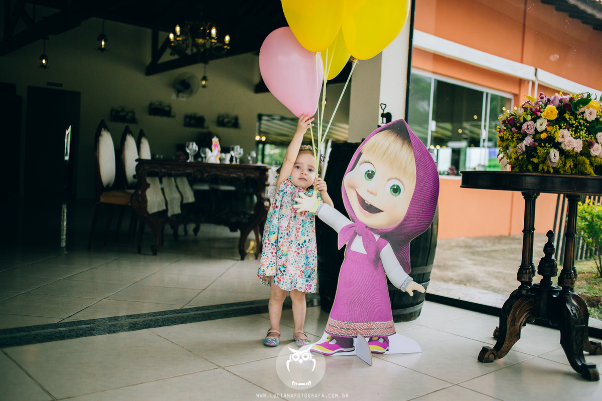 Aniversário de meninas com tema Masha e o Urso