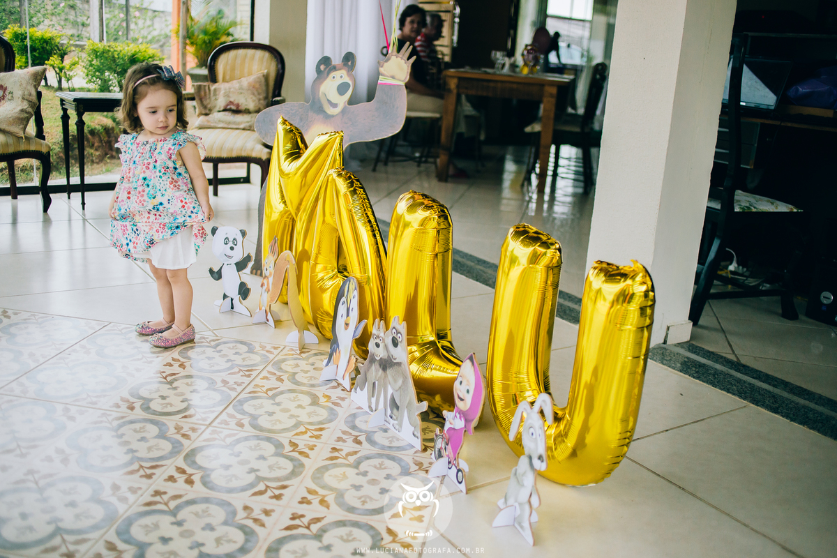Aniversário de meninas com tema Masha e o Urso