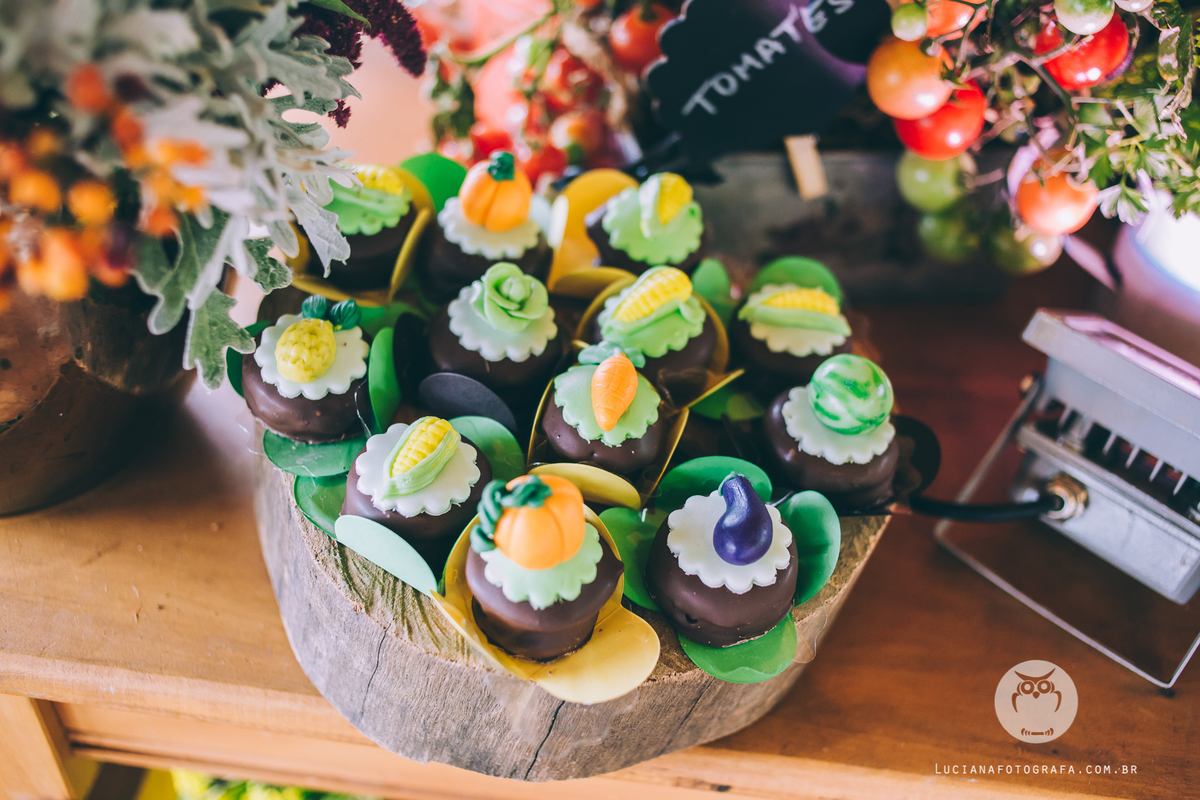 Aniversário 100 Anos com tema Horta