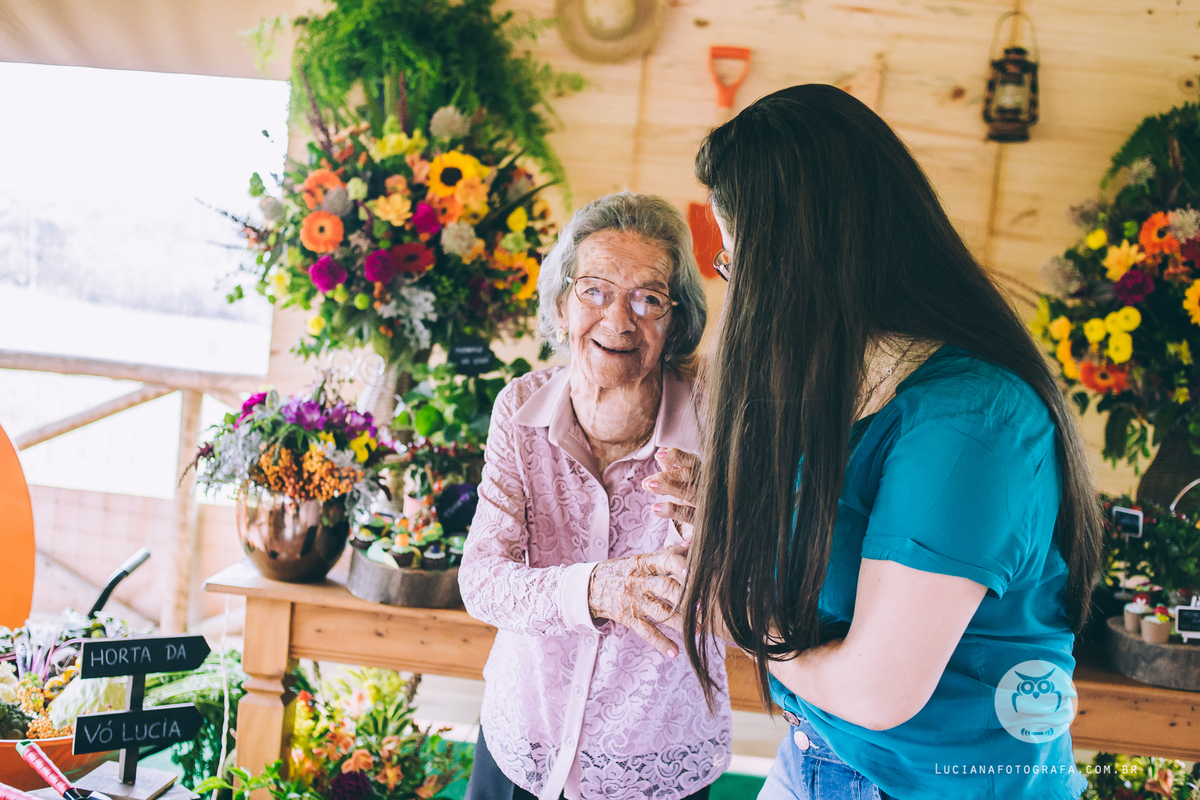 Aniversário 100 Anos com tema Horta