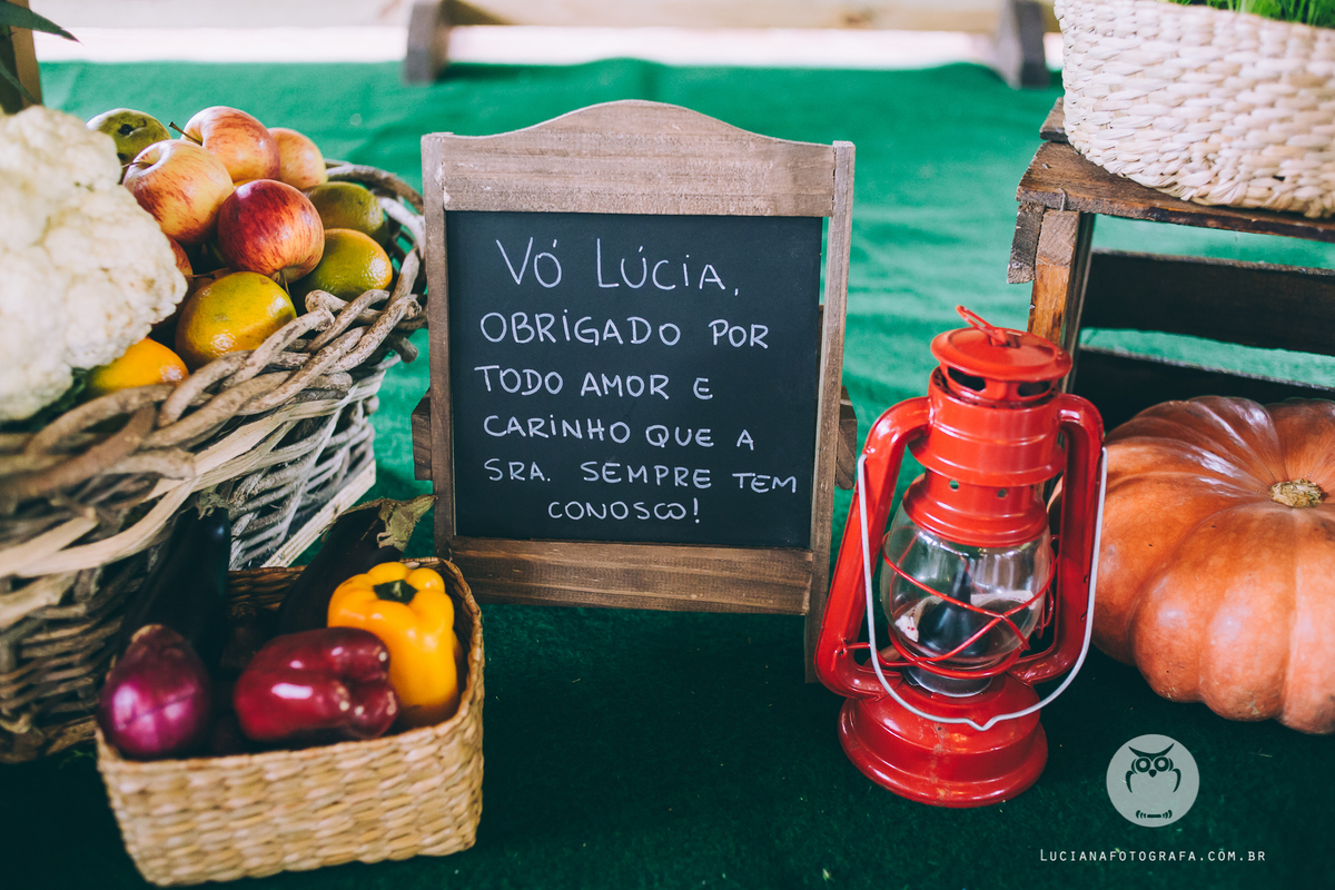 Aniversário 100 Anos com tema Horta