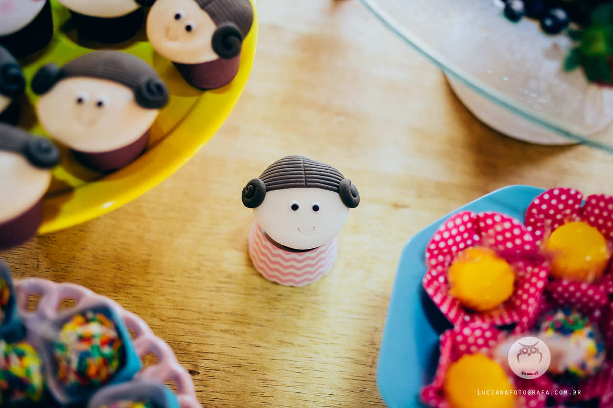 Ché de Bebê Gêmeas Martina e Olíva. Tema Frida Kahlo, Star Wars, Grandes Mulheres