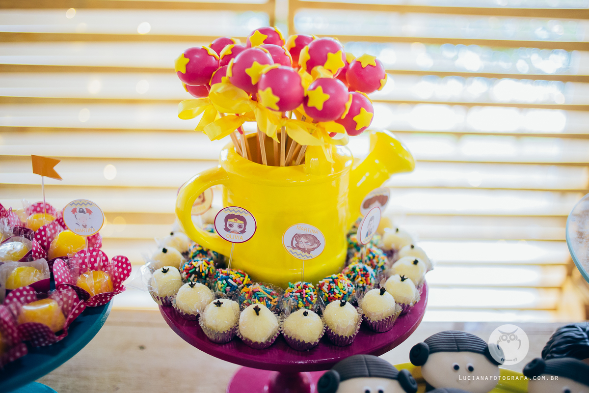 Ché de Bebê Gêmeas Martina e Olíva. Tema Frida Kahlo, Star Wars, Grandes Mulheres