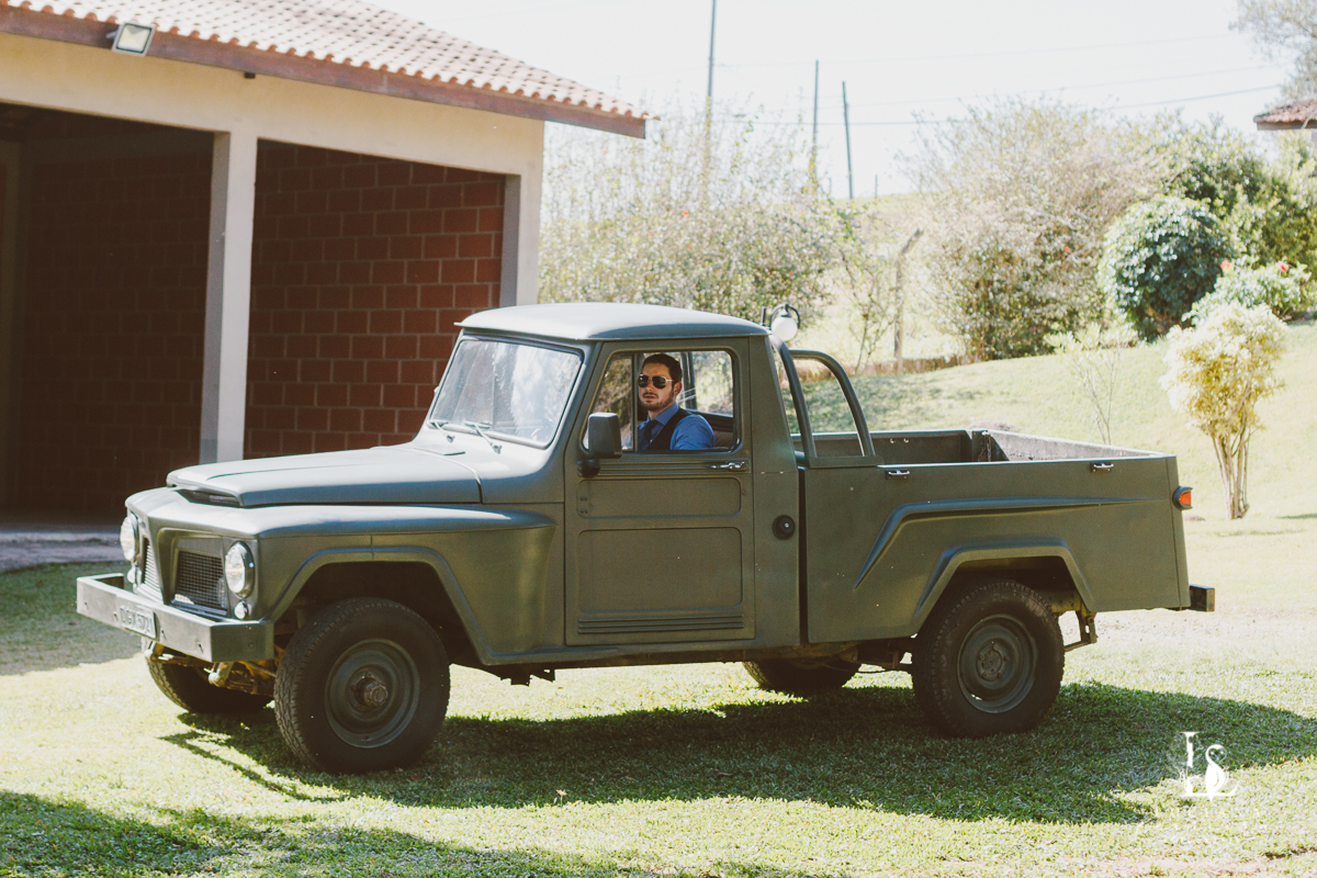 Chegada do Noivo em grande estilo