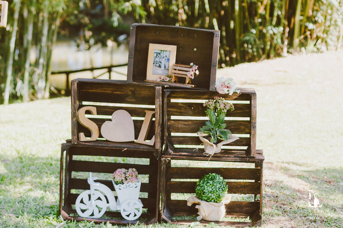 Decoração Rústica para Casamentos. Decoração Linda de Casamento.