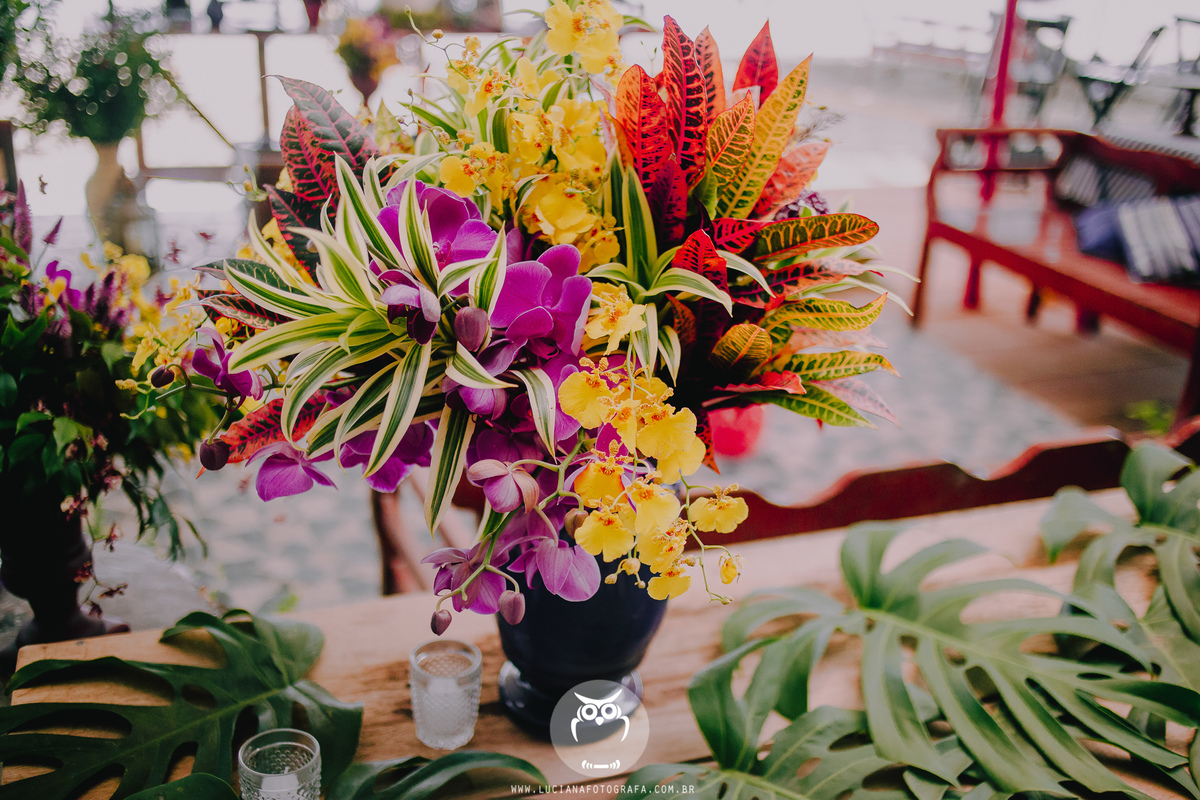 Casamento na praia. Casamento em Paraty. Casamento com lual em Paraty