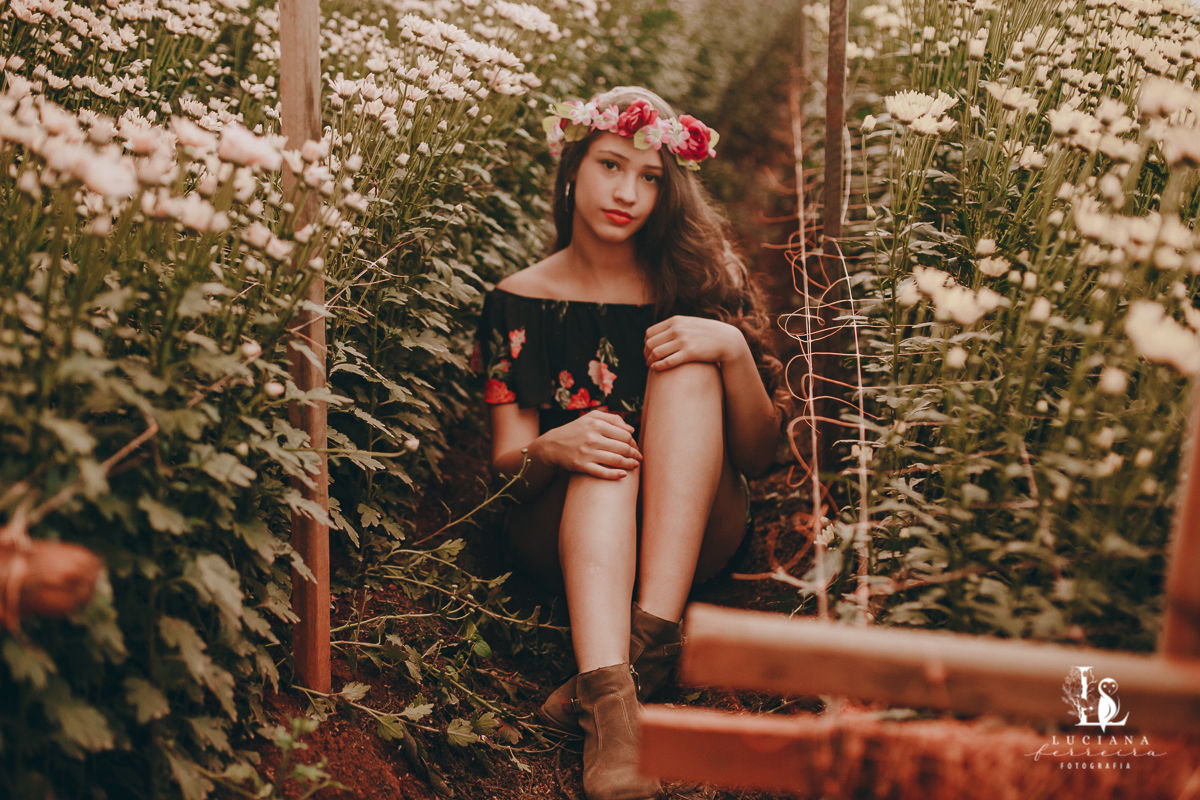 Ensaio 15 anos em Holambra, cidade das flores