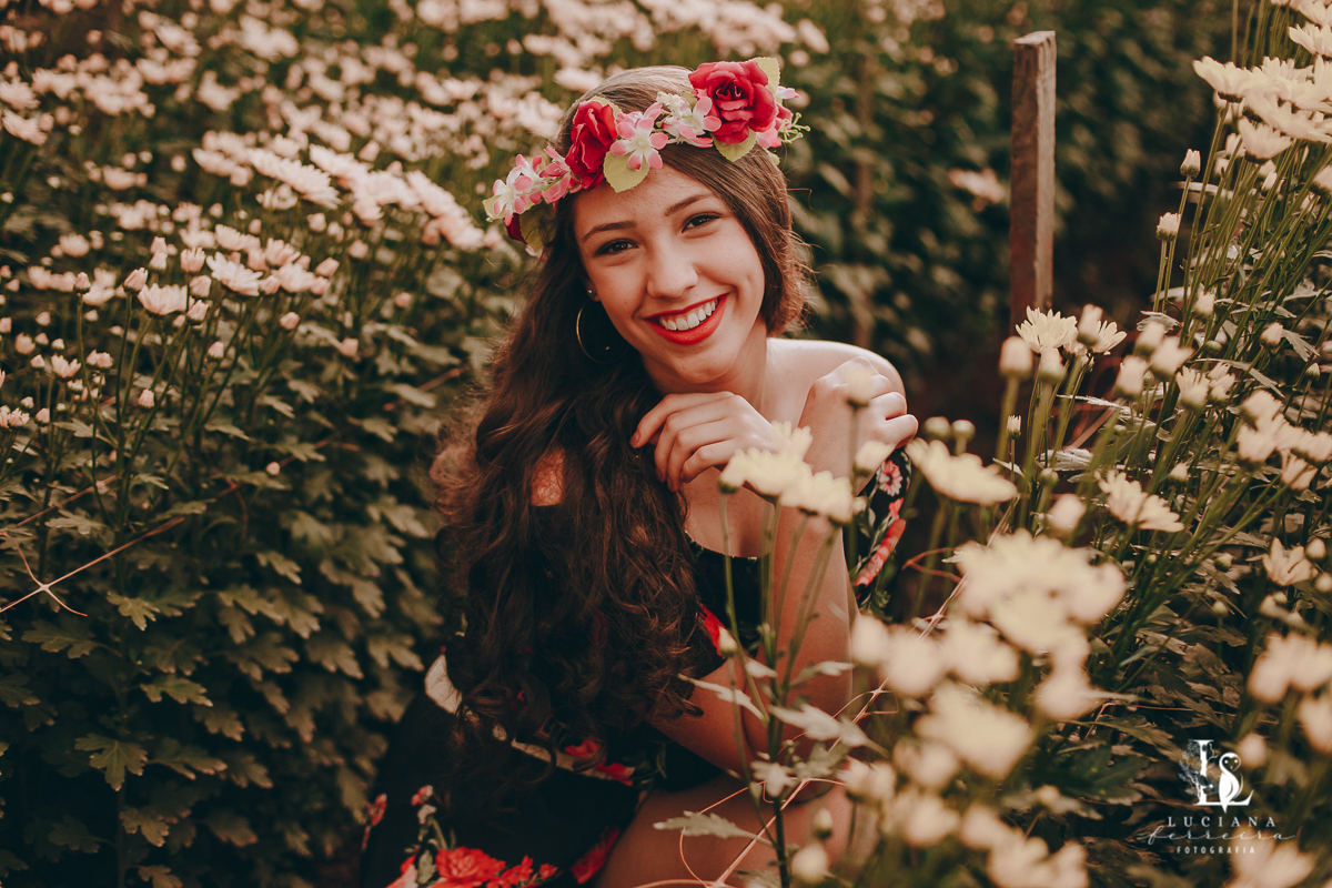 Ensaio 15 anos em Holambra, cidade das flores