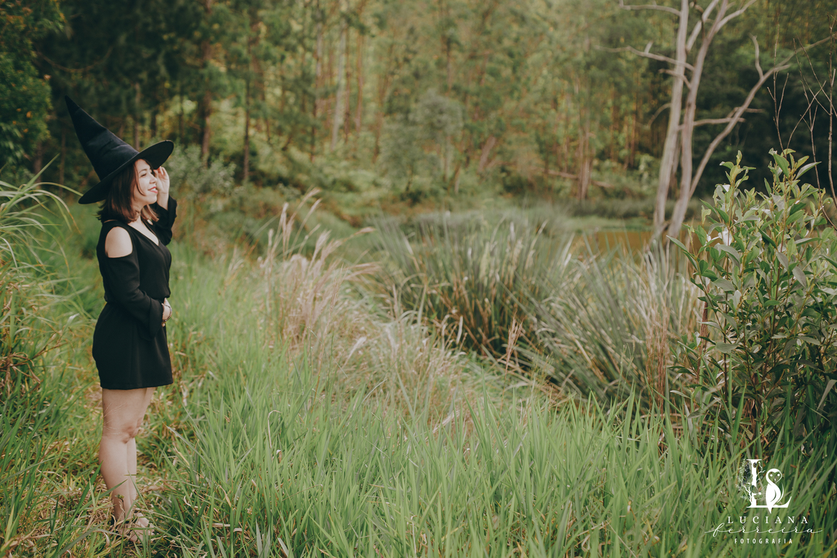 Ensaio Haloween. Ensaio temático. Ensaio feminino