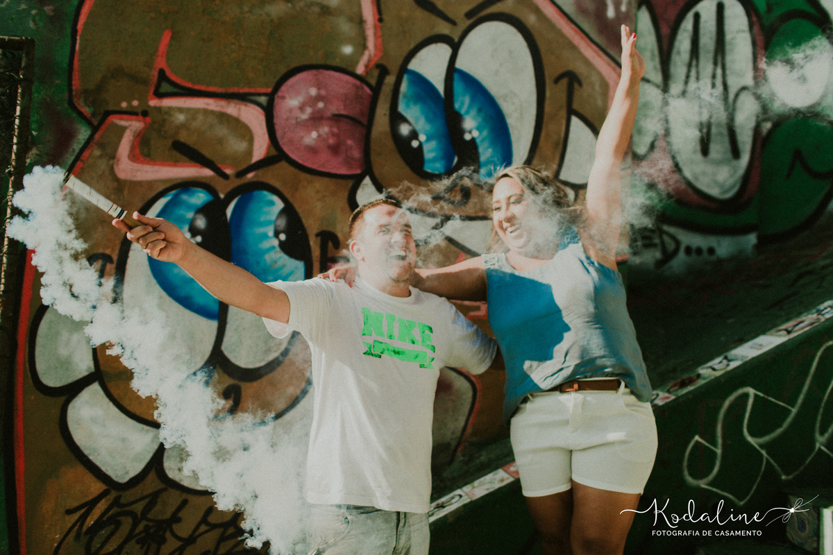 Ensaio Casal no Beco do Batman