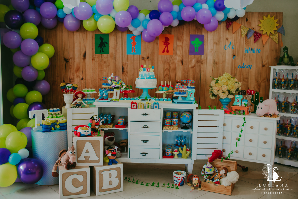 Aniversário Infantil Menino com Tema Toy Story