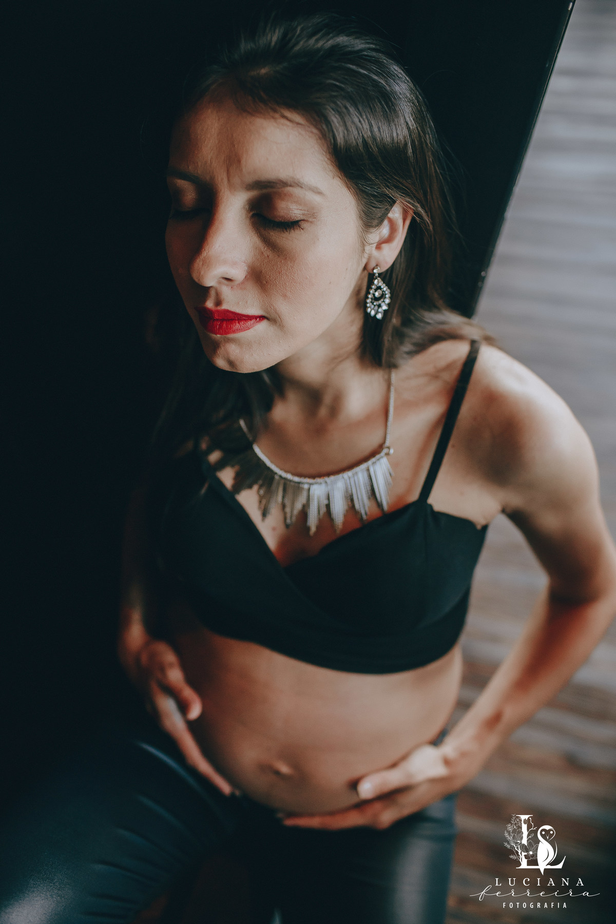 Ensaio Gestante no Restaurante Madison, em Sorocaba