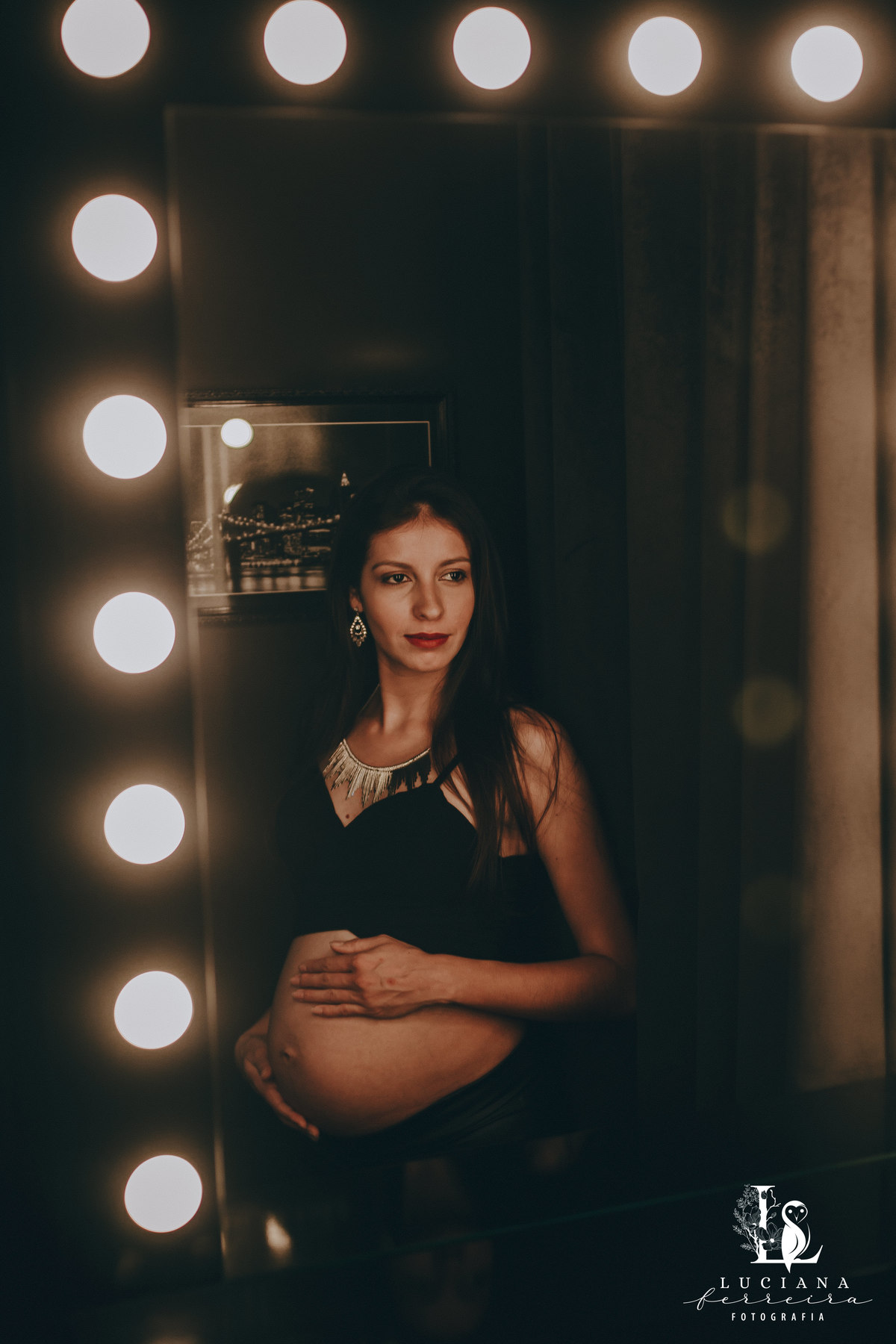 Ensaio Gestante no Restaurante Madison, em Sorocaba