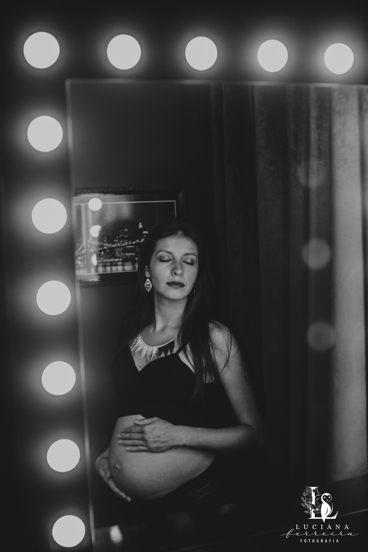 Ensaio Gestante no Restaurante Madison, em Sorocaba