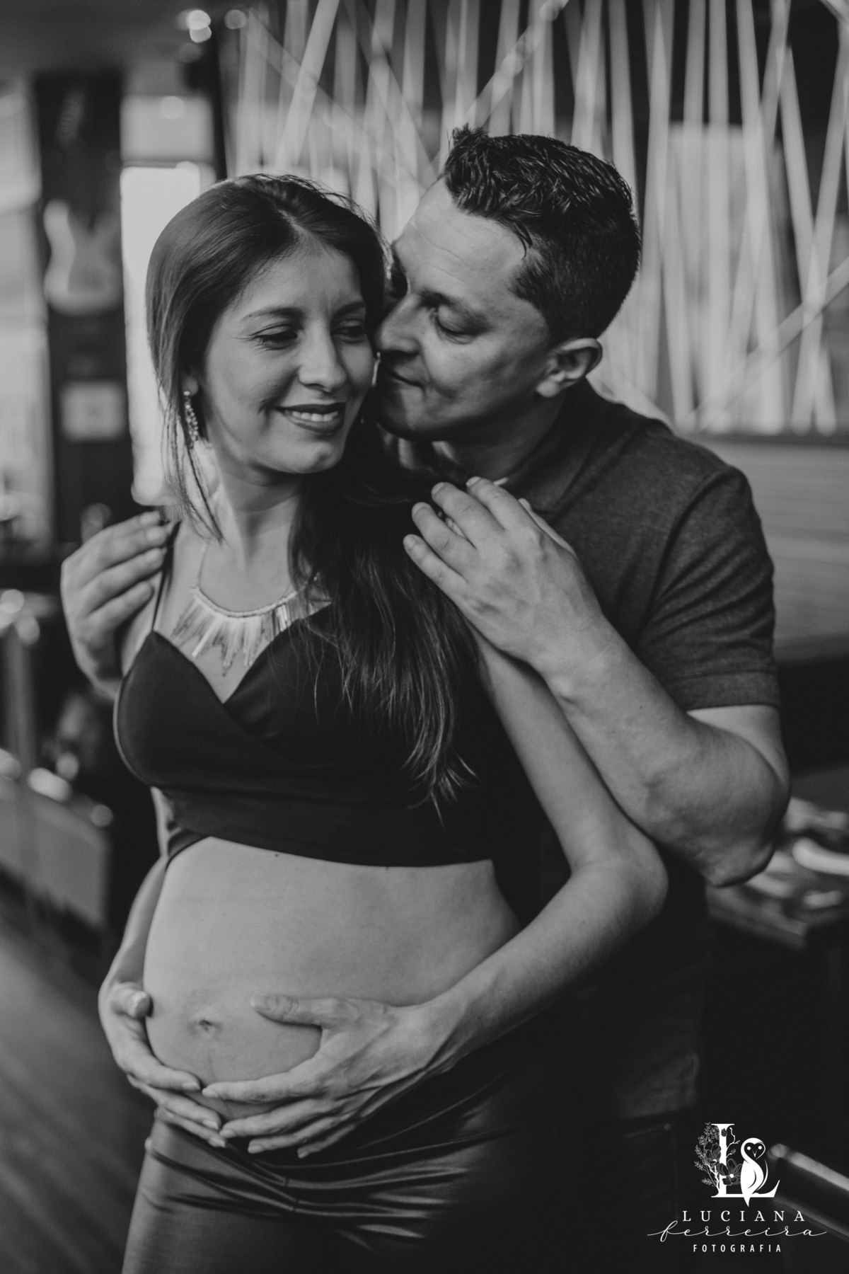 Ensaio Gestante no Restaurante Madison, em Sorocaba