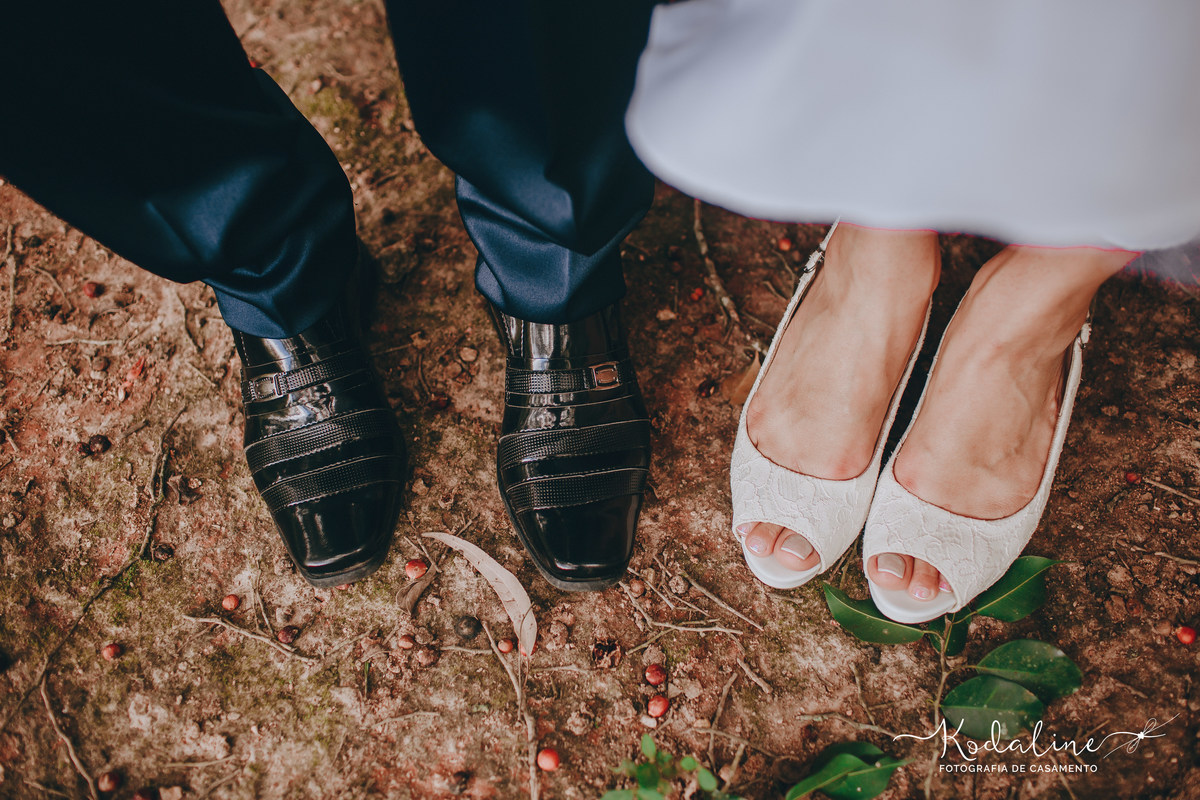 Pés de noivos