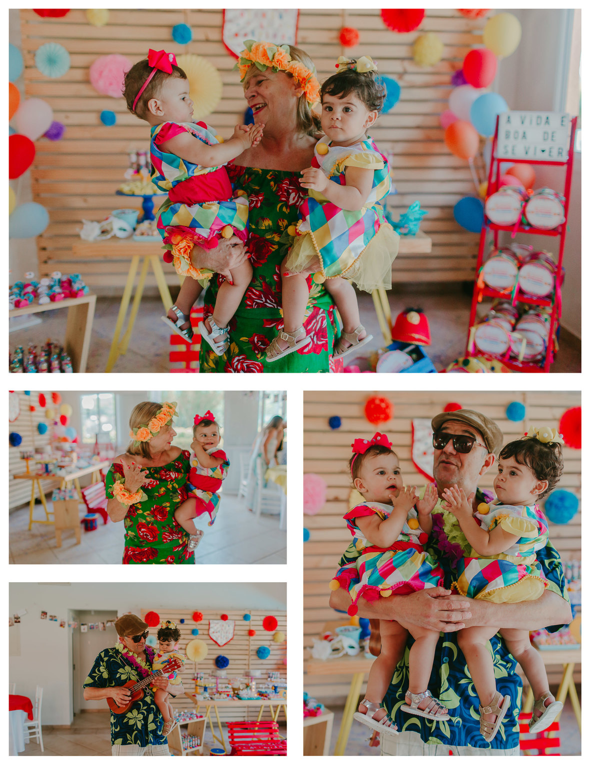 Aniversário das gêmeas Olivia e Martina em São Roque. Olivia e Martina 1 Aninho. Festa de Aniversário com tema Carnaval