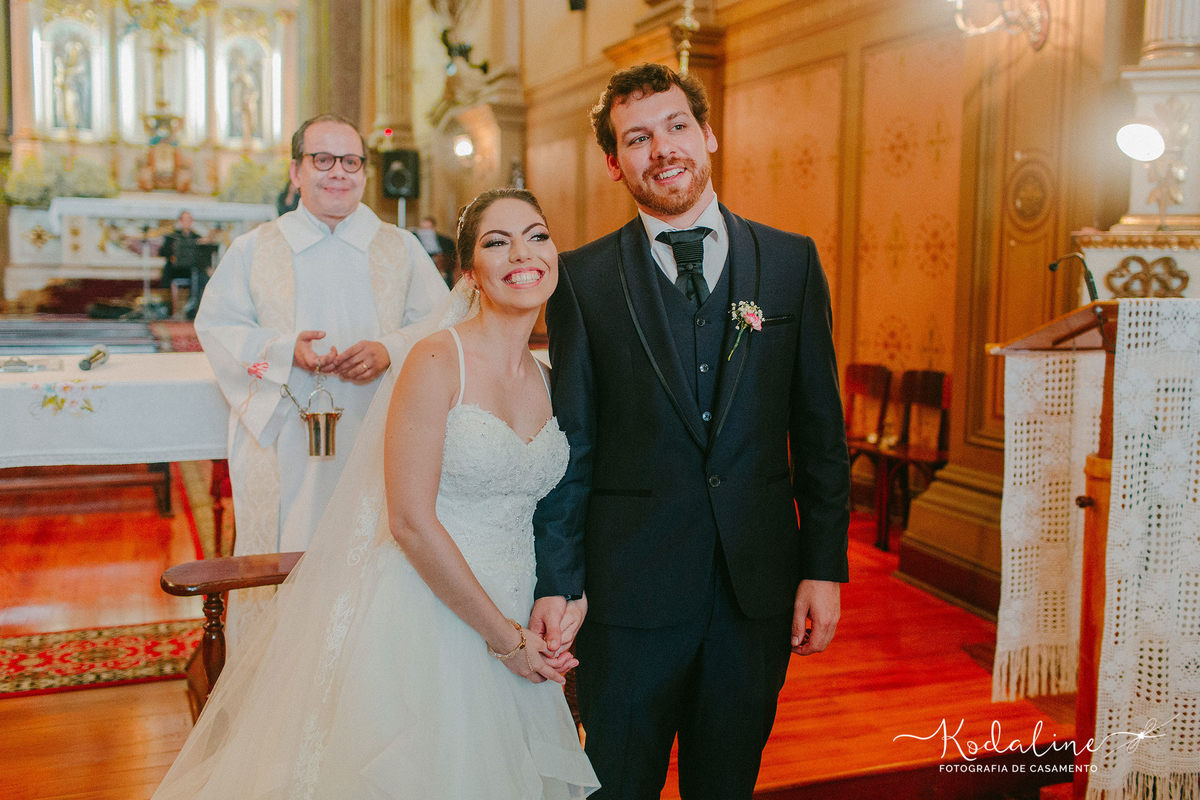 Casamento lindo realizado na igreja Nossa Senhora do Patrocínio em Itu