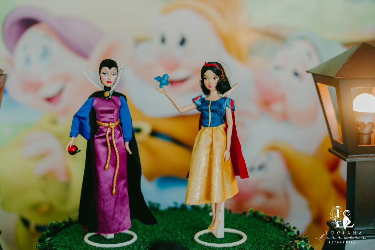 Aniversário Infantil com tema Branca de Neve no Buffet Bloop Zook, em Osasco