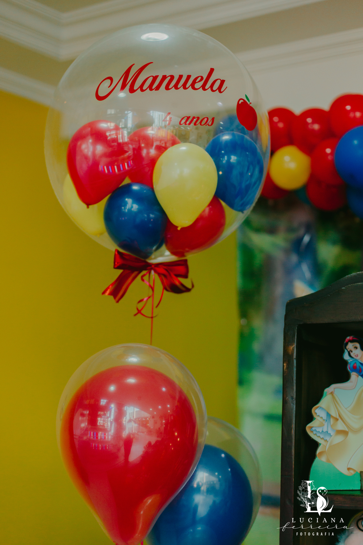 Aniversário Infantil com tema Branca de Neve no Buffet Bloop Zook, em Osasco