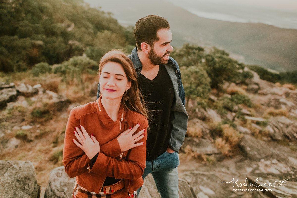Ensaio pré-casamento realizado em São Tomé das Letras, MG