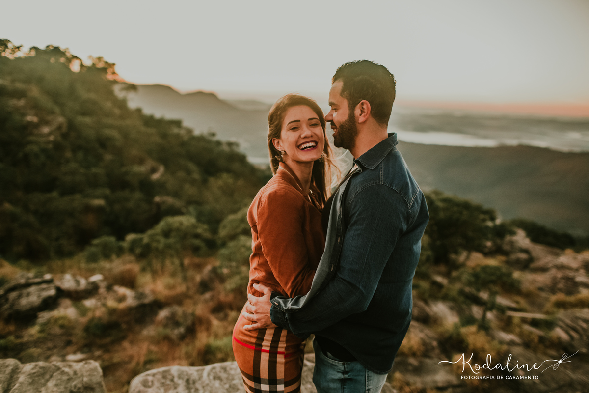 Ensaio pré-casamento realizado em São Tomé das Letras, MG
