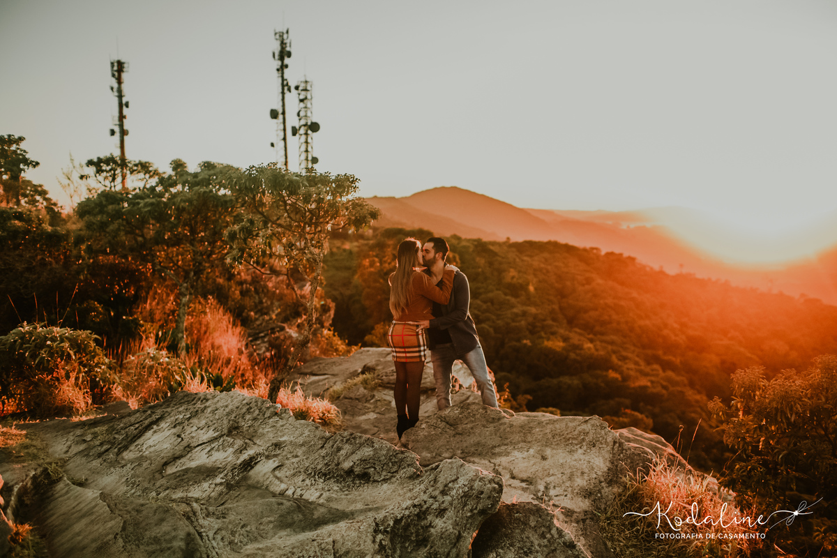 Ensaio pré-casamento realizado em São Tomé das Letras, MG