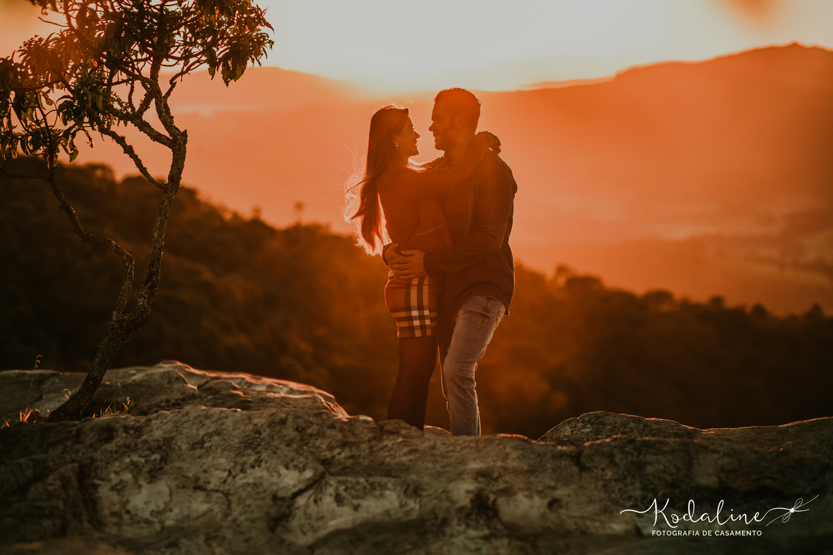 Ensaio pré-casamento realizado em São Tomé das Letras, MG