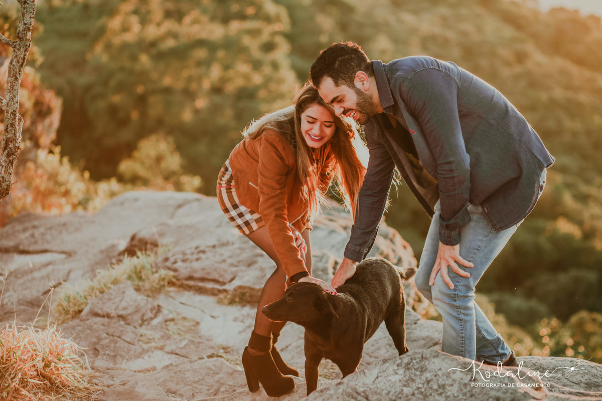 Ensaio pré-casamento realizado em São Tomé das Letras, MG