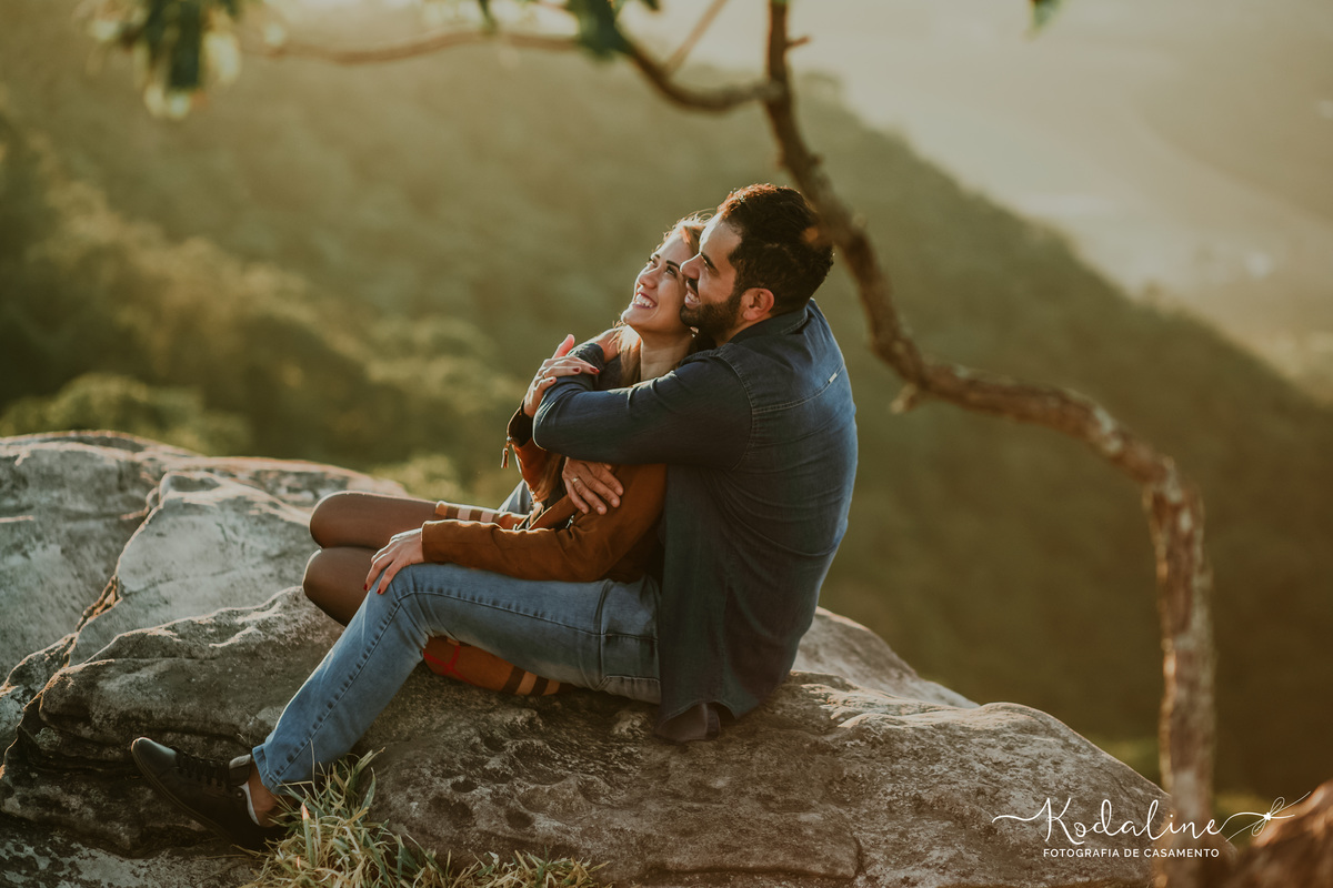 Ensaio pré-casamento realizado em São Tomé das Letras, MG