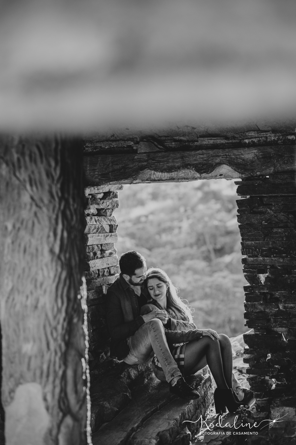 Ensaio pré-casamento realizado em São Tomé das Letras, MG