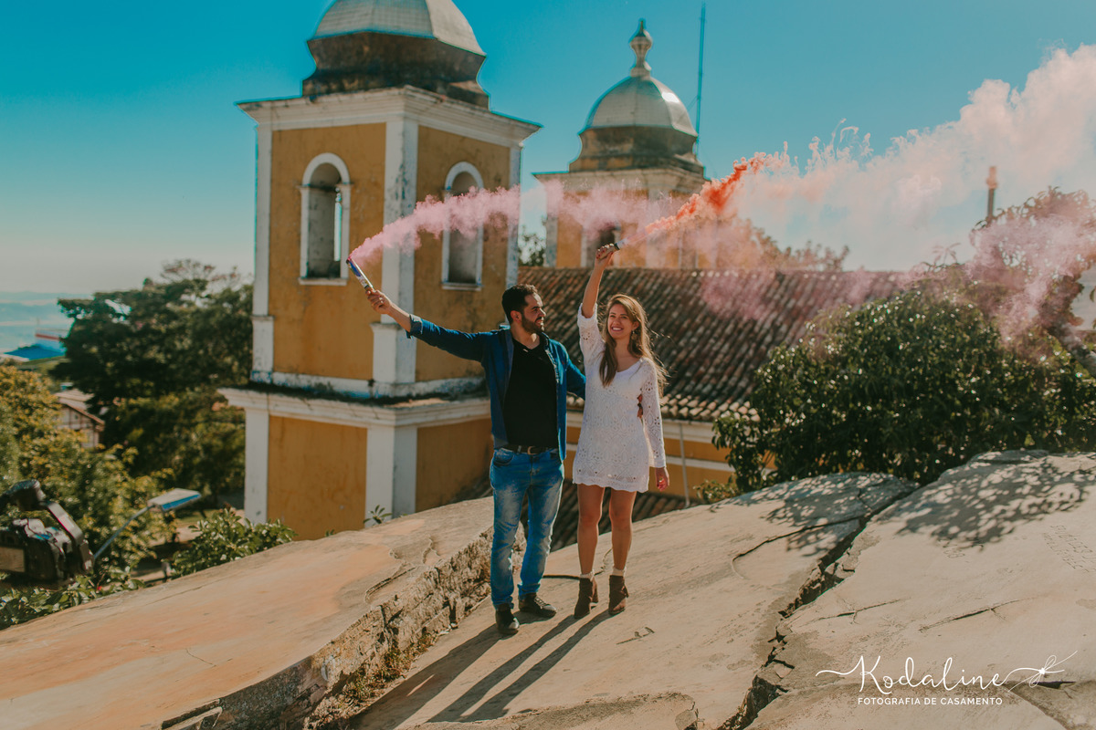 Ensaio pré-casamento realizado em São Tomé das Letras, MG