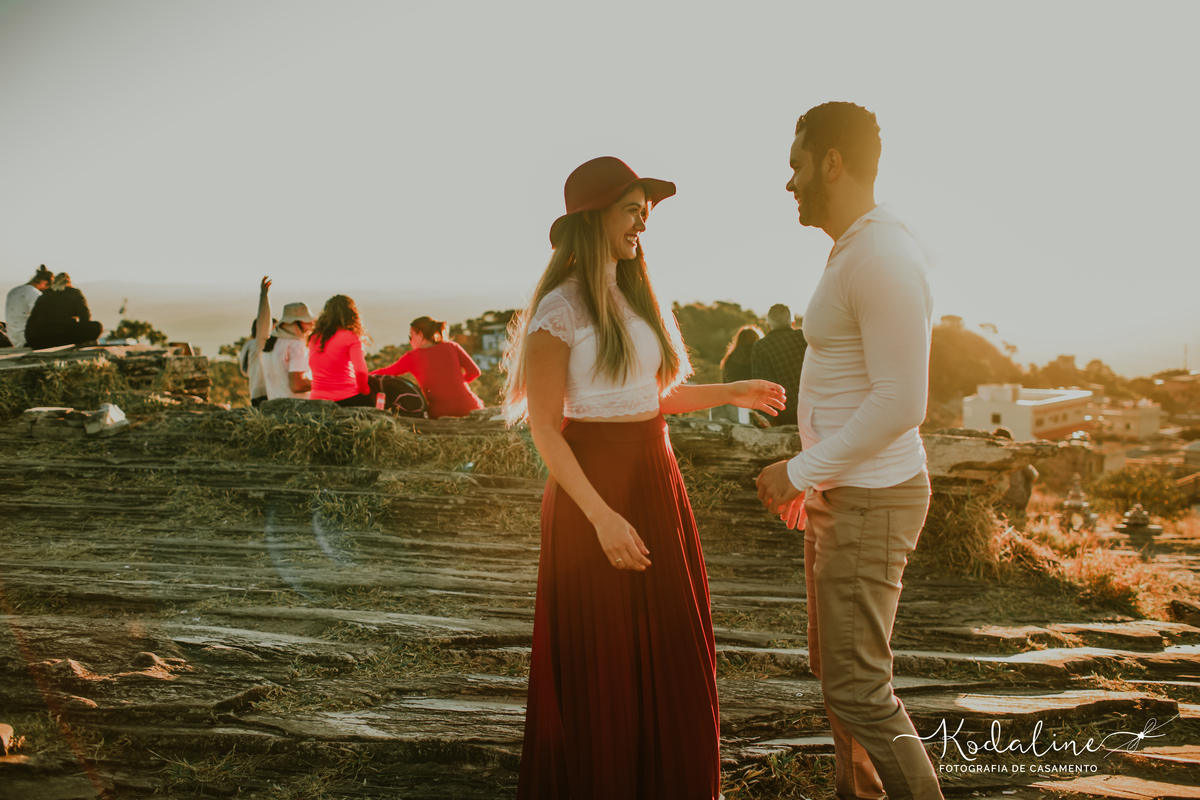 Ensaio pré-casamento realizado em São Tomé das Letras, MG